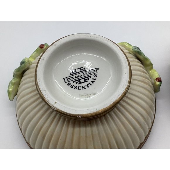 Fitz and Floyd Cat with Ornaments Candy Dish - Picture 10 of 11